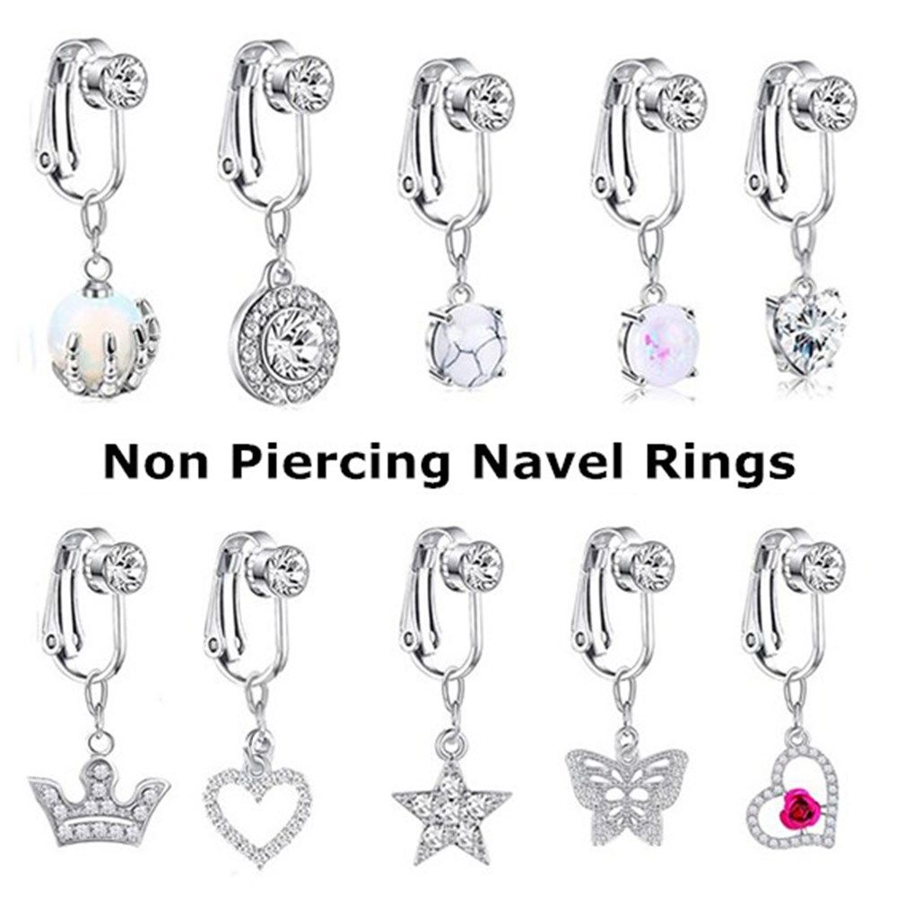 Body Jewelry And Earrings - Аксессуары, серьги-клипсы, зажим для хряща, кольцо