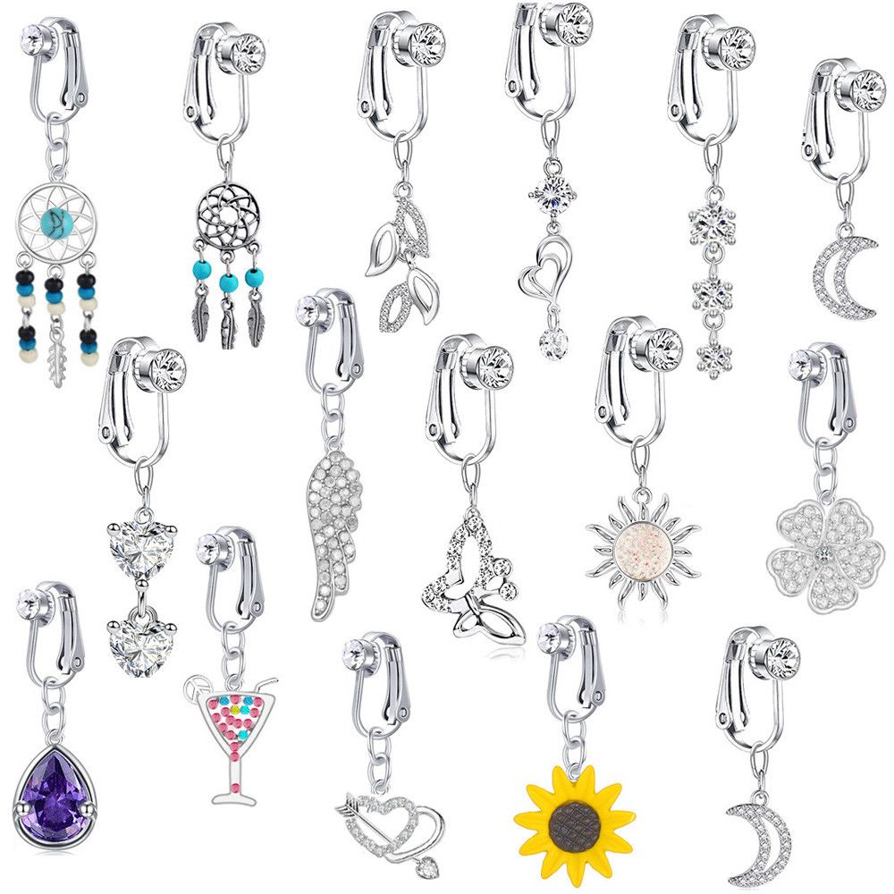 Body Jewelry And Earrings - Искусственная поддельная Бабочка для живота, искусственная