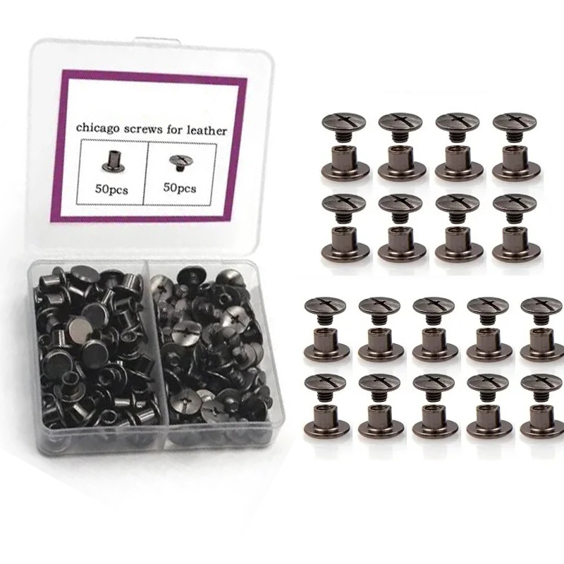 Body Jewelry Chicago - 50 компл./кор. Чикаго, винт, заклепка, переплет,