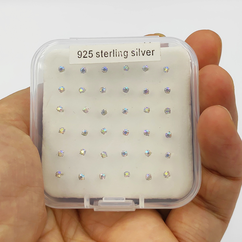 Body Jewelry Jewelry Box - Стерлингового серебра 925 пробы, шпилька для