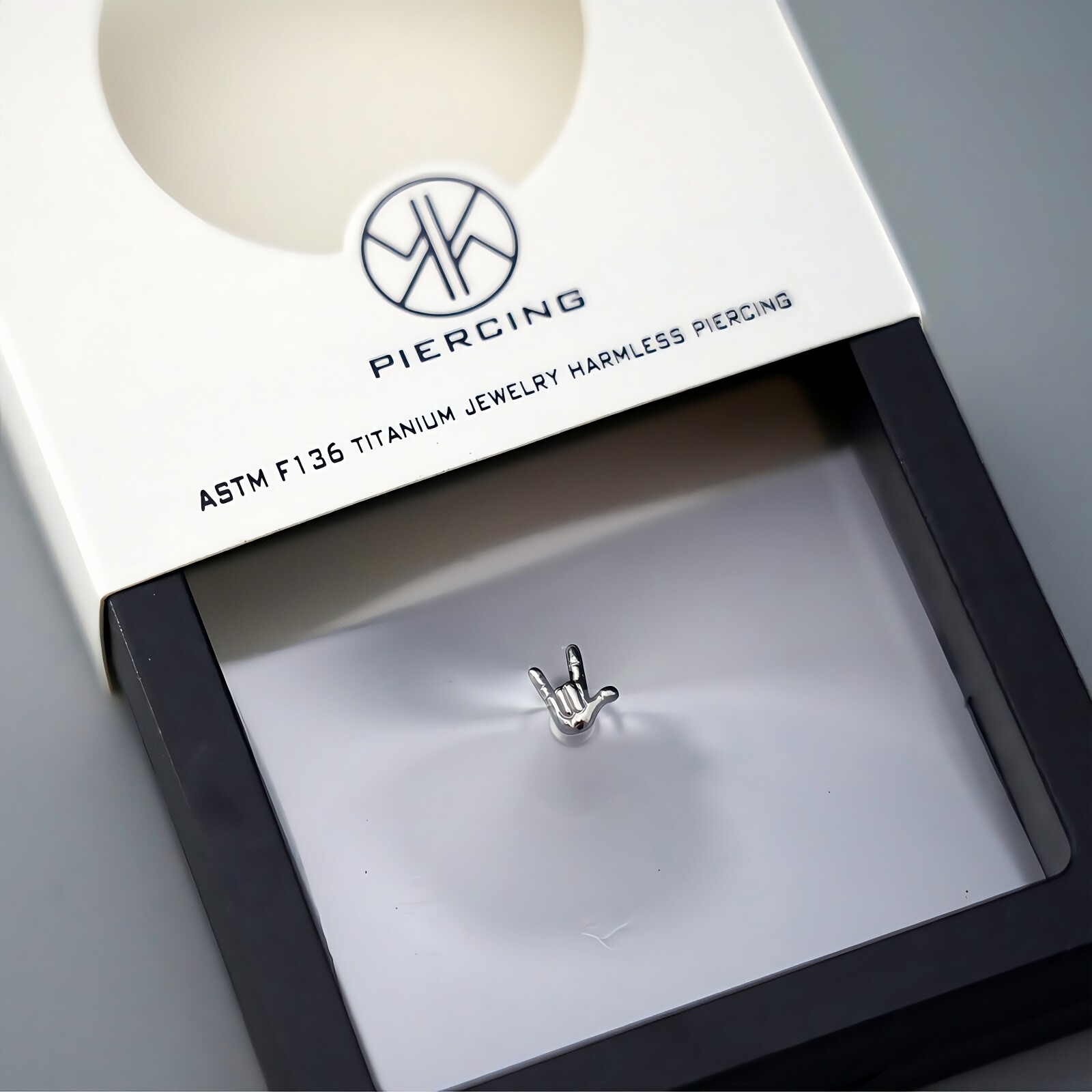 Body Jewelry Jewelry Box - Титановые серьги внутренней нити пальца лабрета