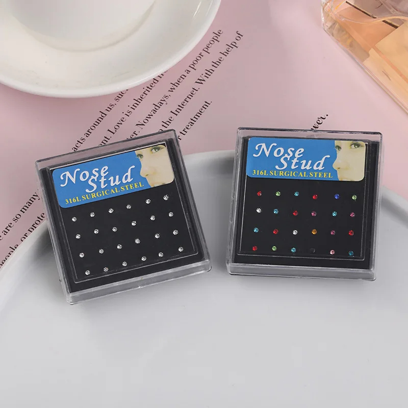 Body Jewelry Jewelry Box - 24 шт./кор., кольцо в носу с