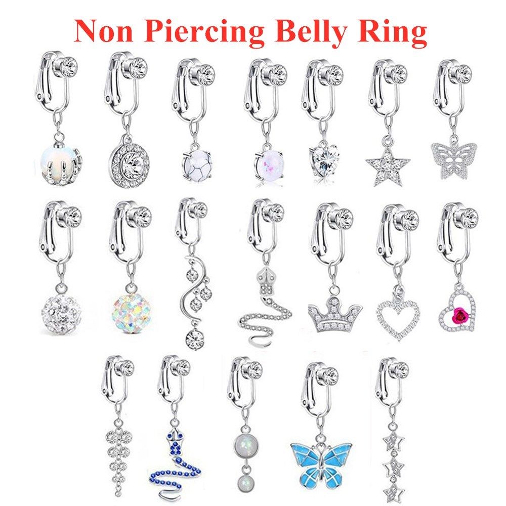 Body Jewelry And Earrings - Пляжные аксессуары, серьги-клипсы без пирсинга, клипсы