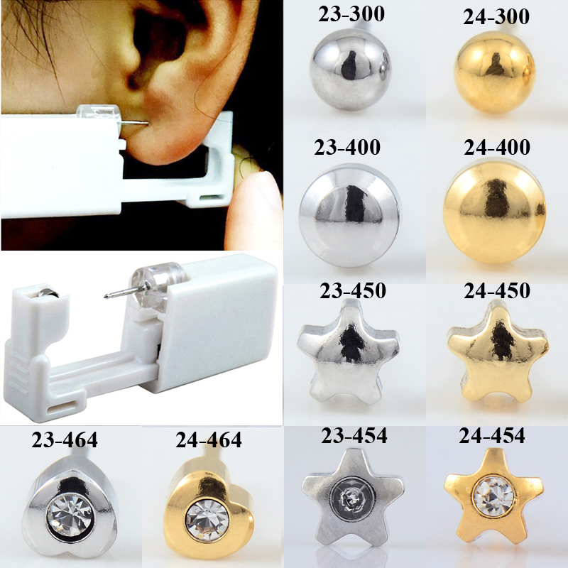 Body Jewelry Jewelry Box - 24 шт./коробка, одноразовые стерильные Серьги Для