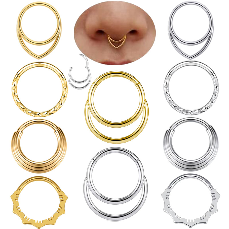 Серьги-кольца в носу, металлич – обзор и цена Body Jewelry And Earrings