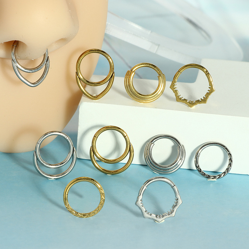 Серьги-кольца в носу, металлич – обзор и цена Body Jewelry And Earrings