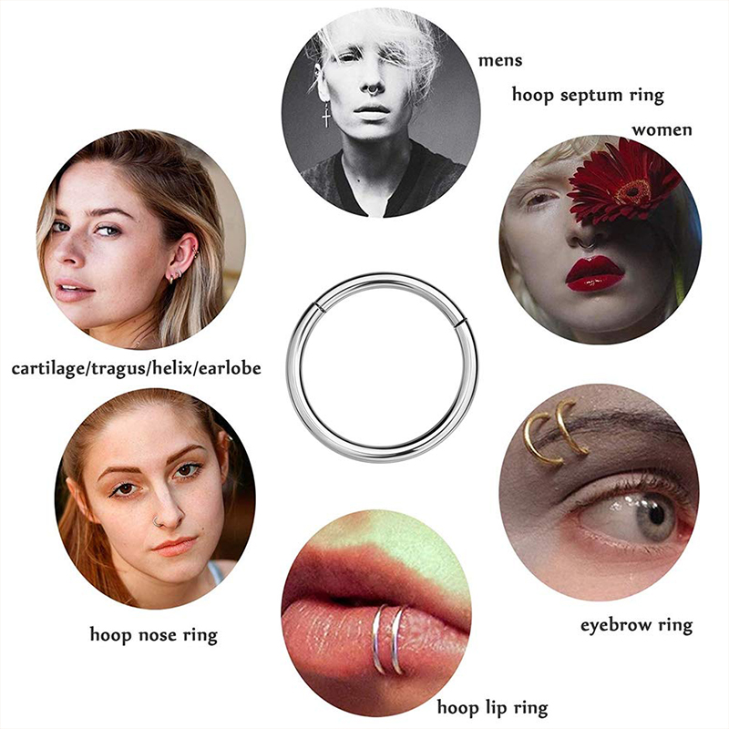 Кольцо-кликер из хирургической – обзор и цена Body Jewelry And Earrings