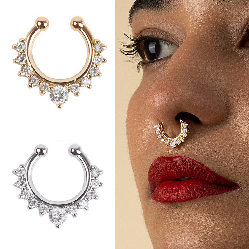 1 шт. U-образный зажим для нос – обзор и цена Body Jewelry And Earrings