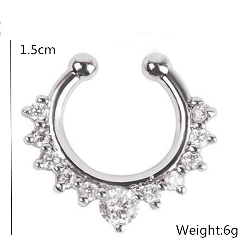 1 шт. U-образный зажим для нос – обзор и цена Body Jewelry And Earrings