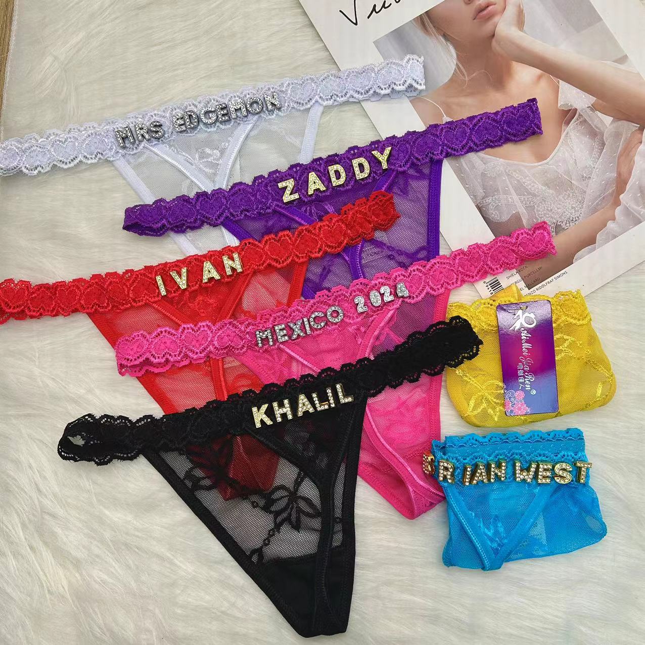 Индивидуальные стринги с имене – обзор и цена Body Jewelry Names