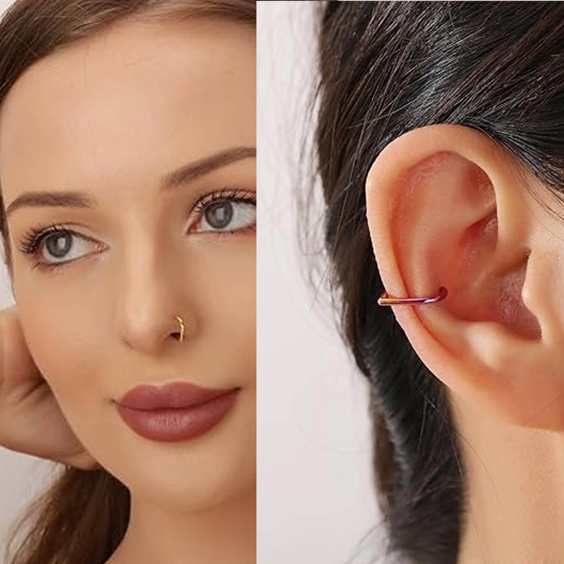 Набор из 5 регулируемых клипс- – обзор и цена Body Jewelry And Earrings