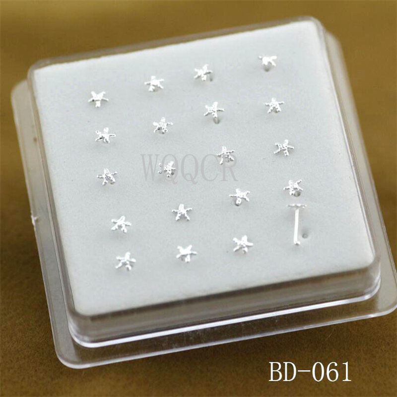 20 шт./упак. Матовые звездообр – обзор и цена Body Jewelry Jewelry Box