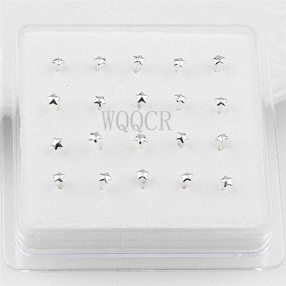 20 шт./упак. Матовые звездообр – обзор и цена Body Jewelry Jewelry Box