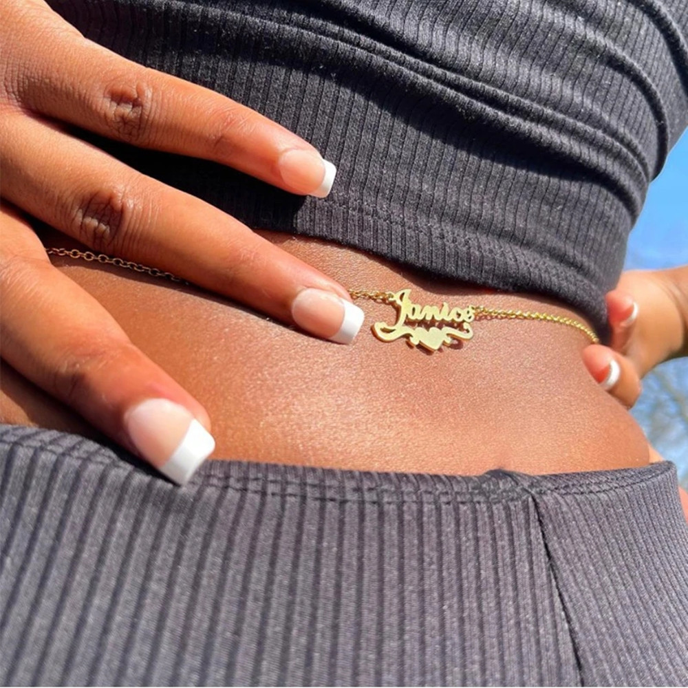 Женская цепочка на талию из не – обзор и цена Body Jewelry Names