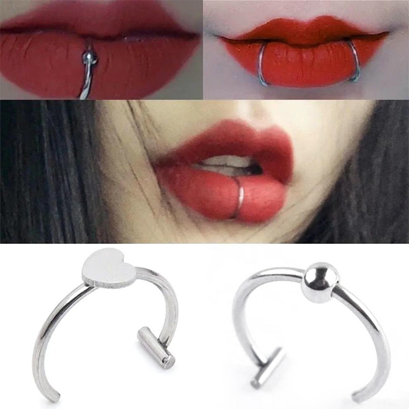 1 шт., искусственное кольцо в  – обзор и цена Body Jewelry And Earrings