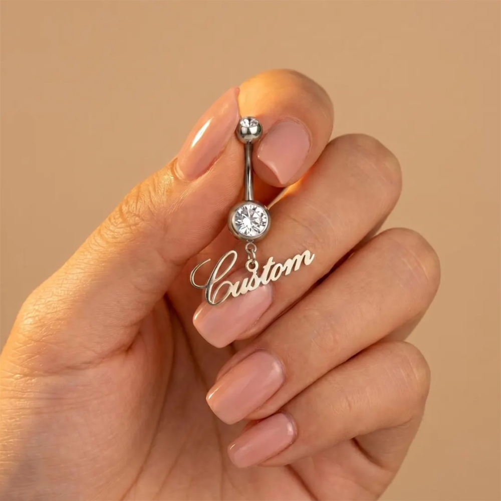 Персонализированный цирконовый – обзор и цена Body Jewelry Names
